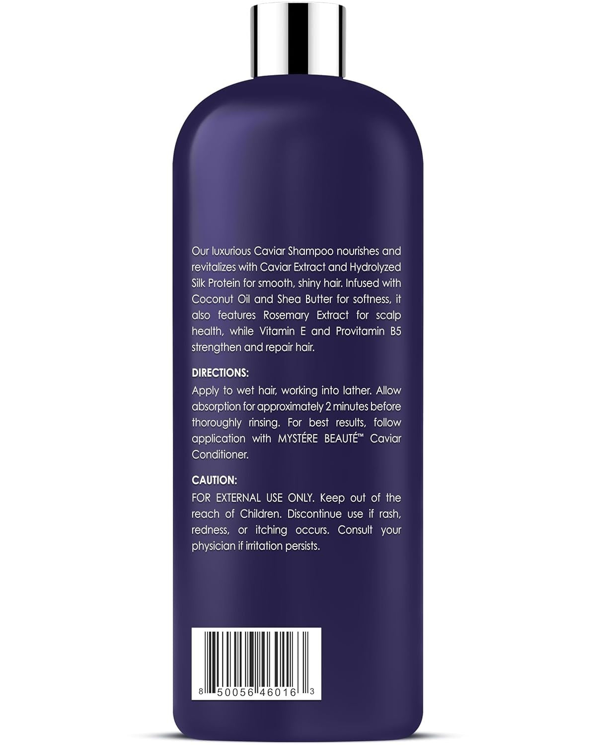 Caviar Collagen Keratin Biotin Anti‑Frizz Shampoo 16 fl oz, Color‑Safe Hair Care