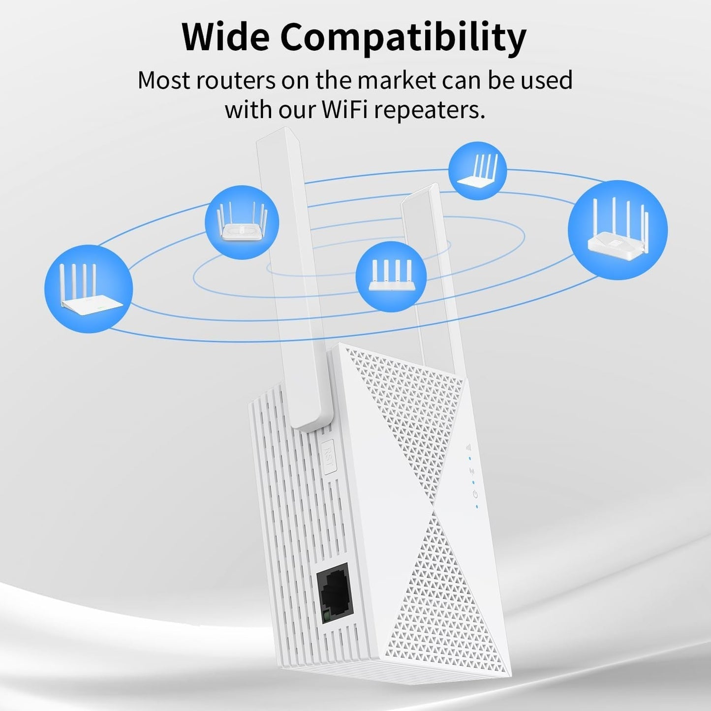 2025 Fastest WiFi Extender – Coverage up to 9999 sq.ft, Ethernet & Access Point