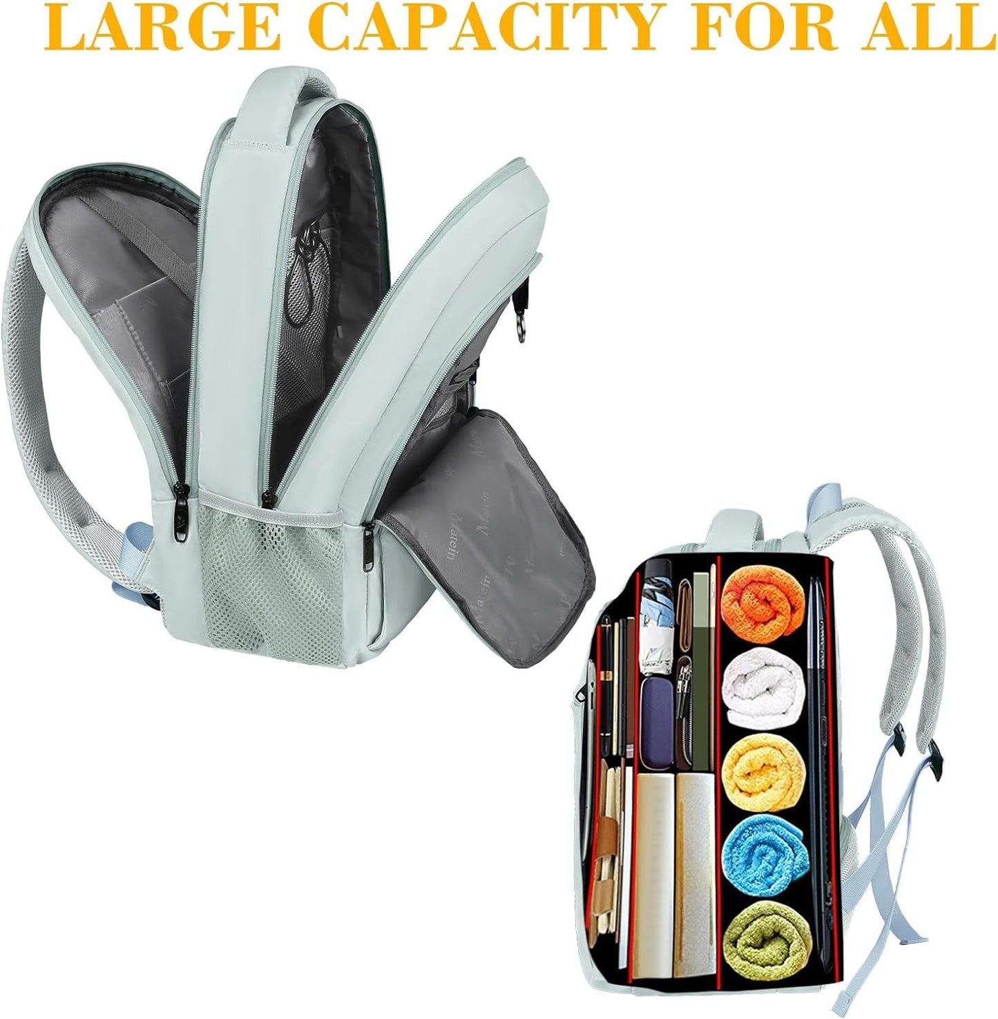 MATEIN School Laptop Backpack – Lightweight, USB Charging, Fits 15.6", Gift Idea