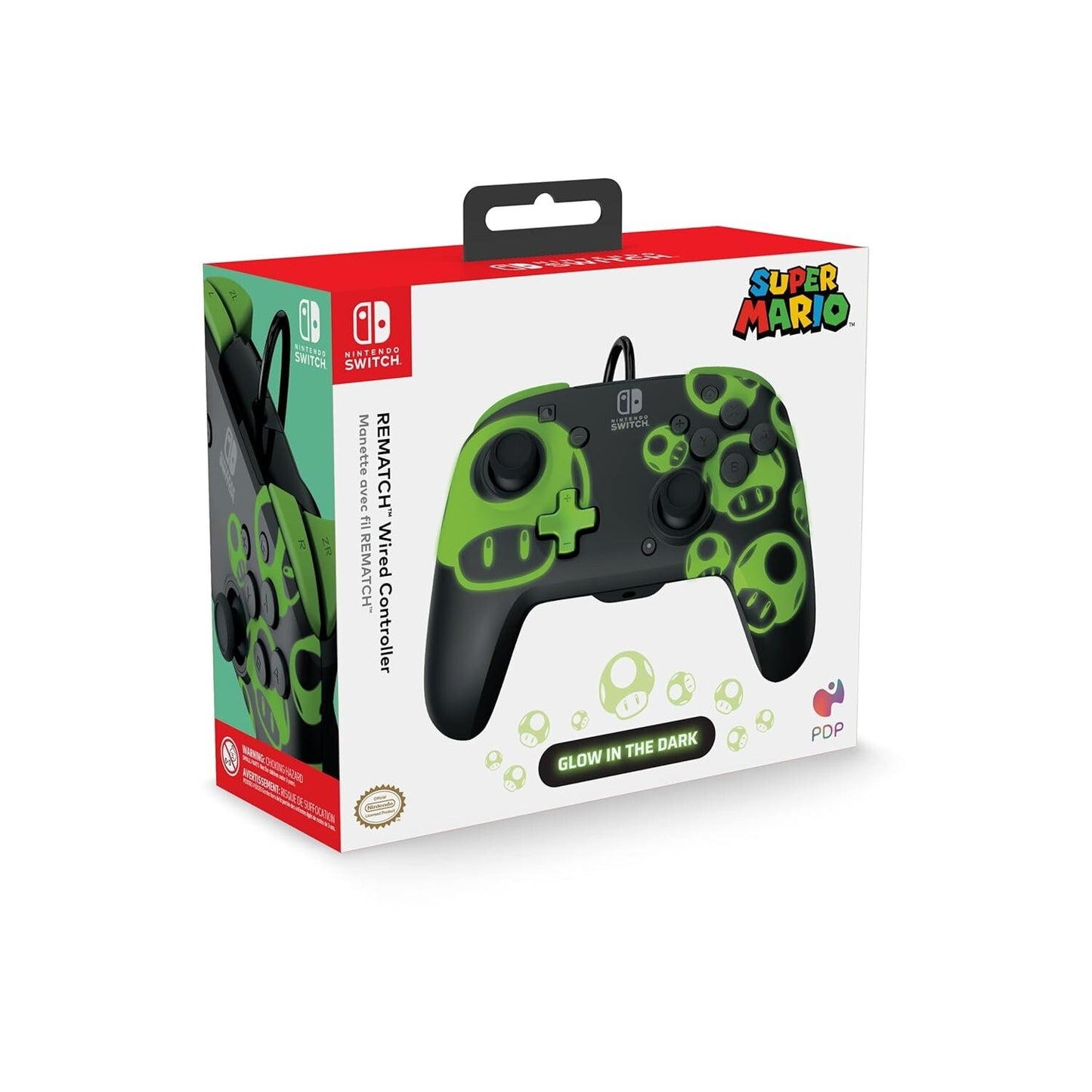 Enhanced Wired Power Nintendo Switch Pro Controller Programmable Buttons Glows