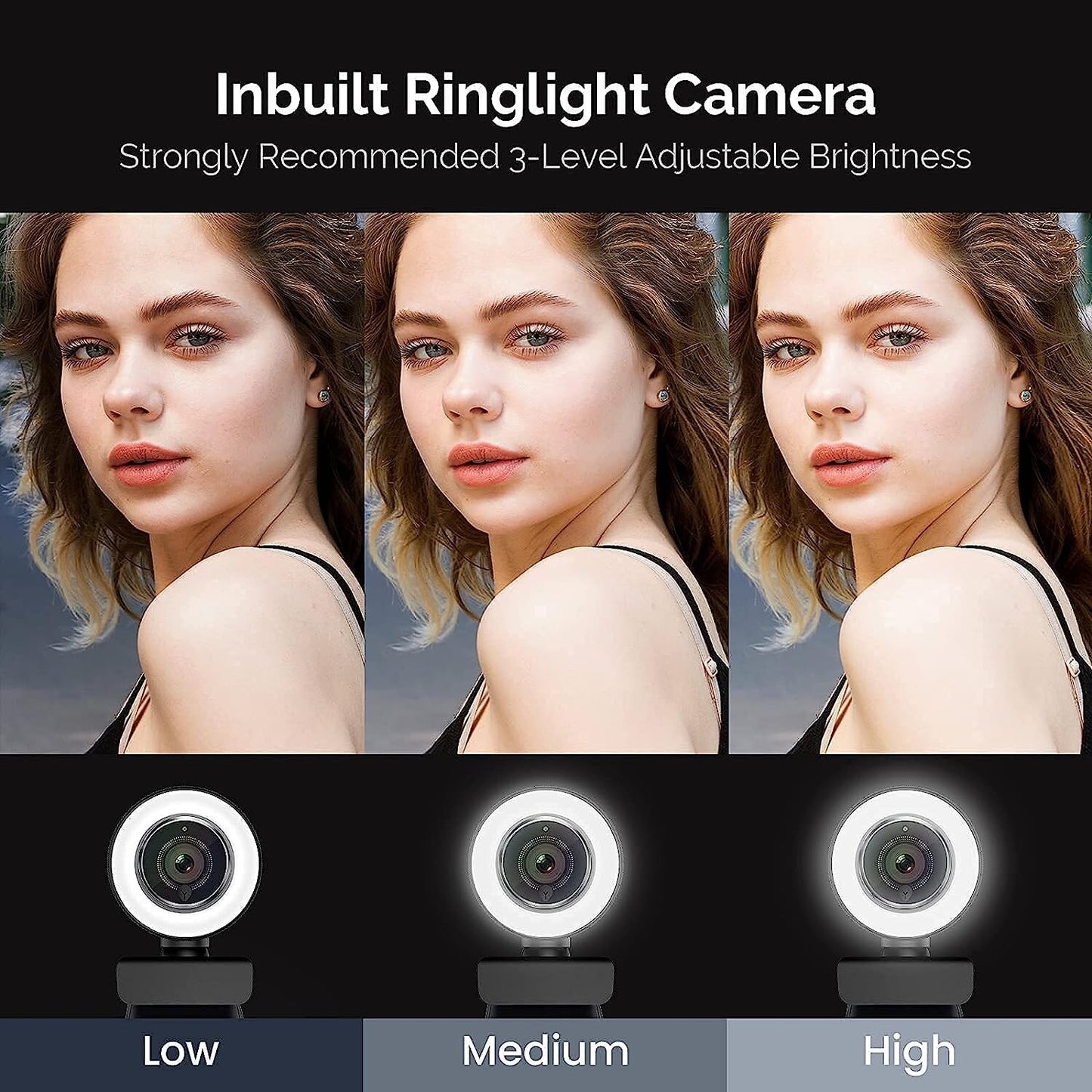 1080P 960A PC Webcam Streaming HD Pro Computer Web Camera Video Cam