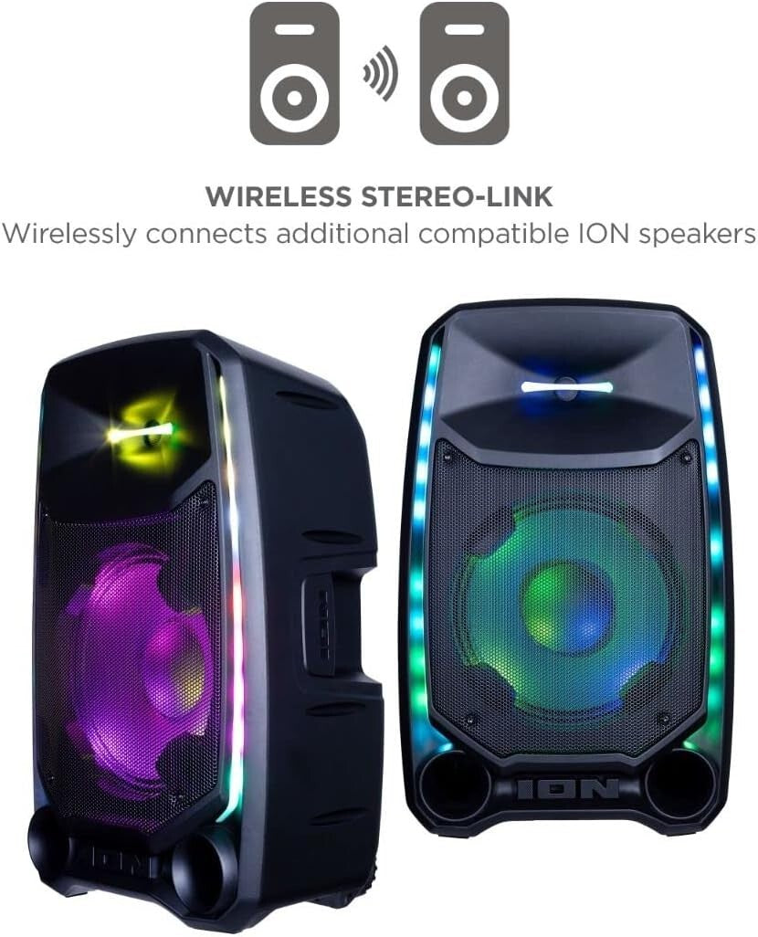 ION 650 Audio PA Ultimate PA System Watt Bluetooth Speaker Sound System