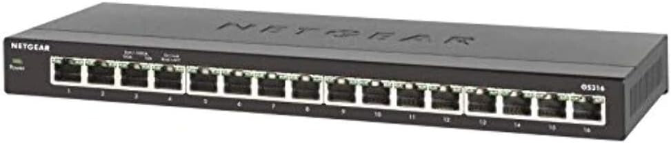 NETGEAR GS316-100NAS 16 Ports Standalone Ethernet Switch