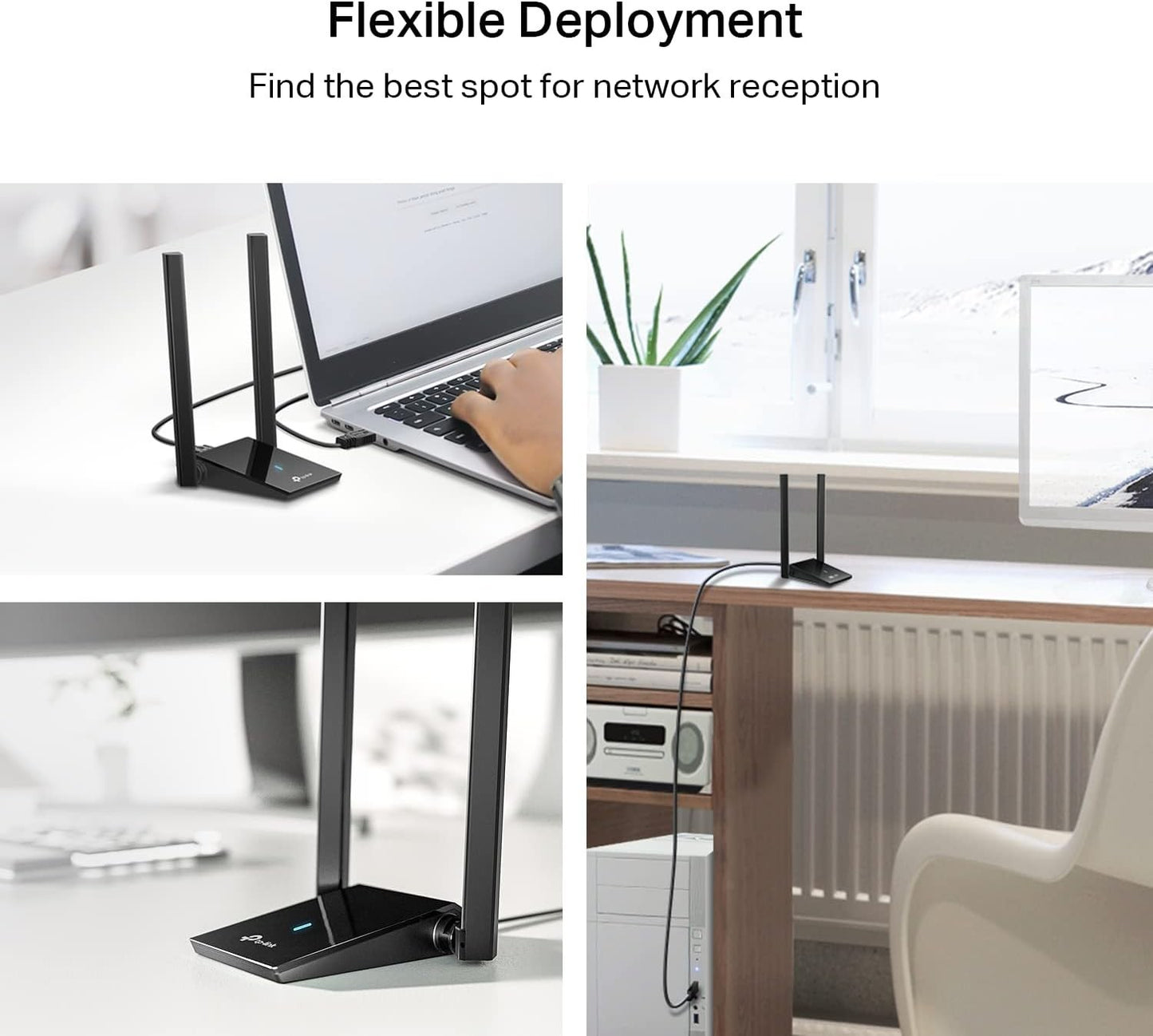 TP-Link Archer TX20U Plus – AX1800 WiFi 6 USB Adapter, Dual Band, WPA3, Windows