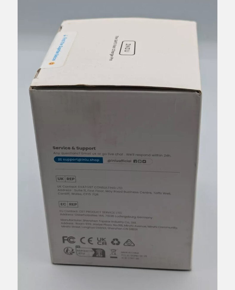 INIU Wireless Charger 15W Fast Qi Certified Charging Station w/ Sleep-Friendly