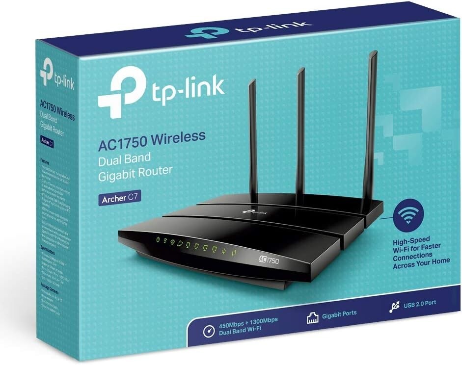 TP-Link AC1750 -AC1750 WiFi Router Wireless Dual Band Gigabit Archer C7 Router