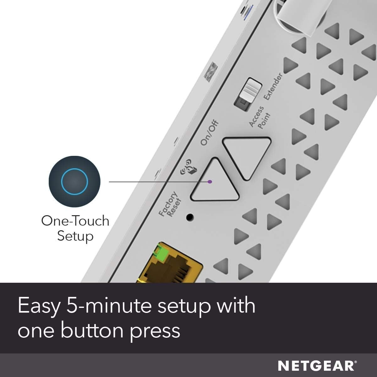 NETGEAR AC1200 WiFi Range Extender PlugIn