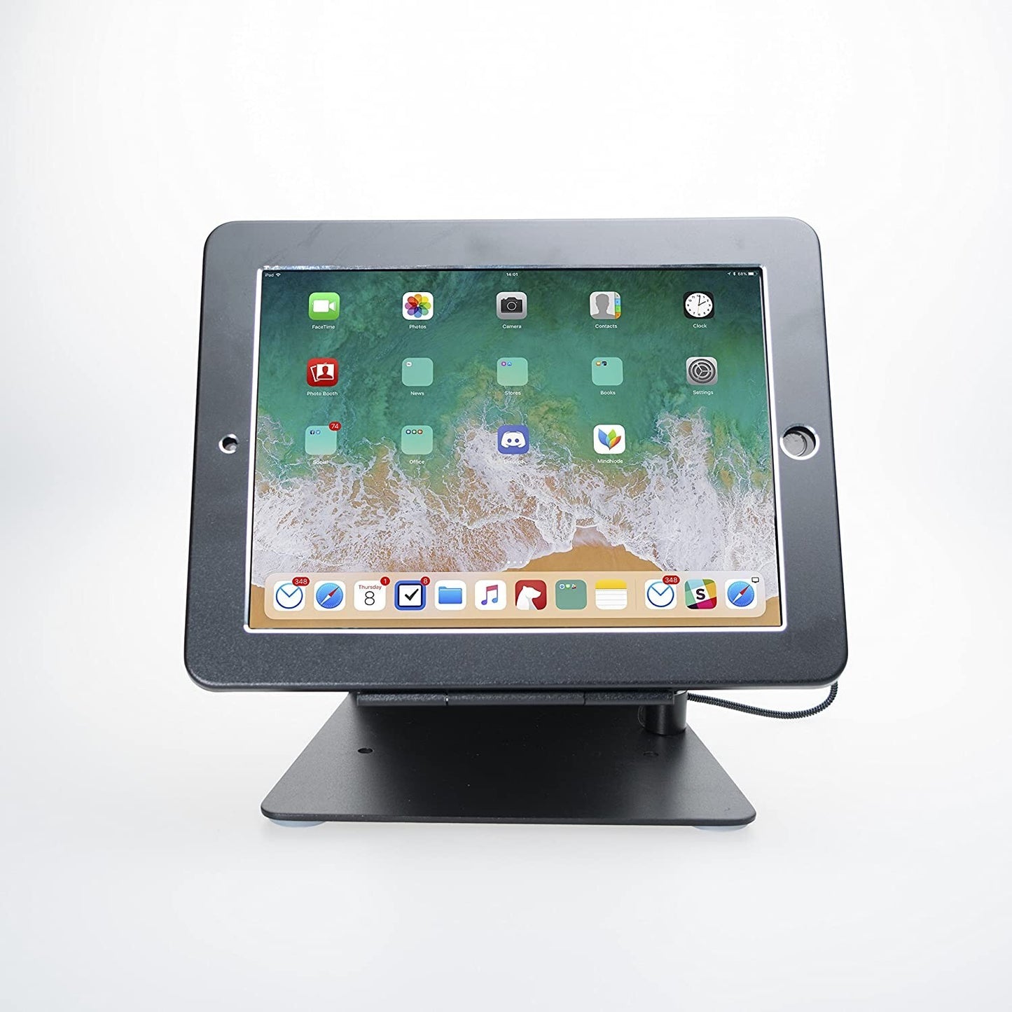 CTA Desktop AntiTheft Stand Kiosk Stand w Stylus Tether Aluminum Enclosure