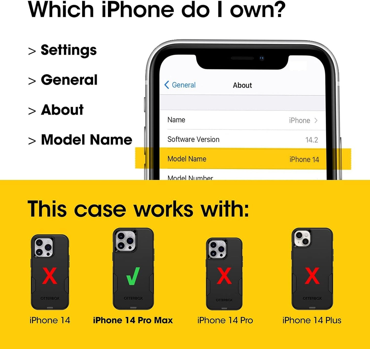 OtterBox iPhone 14 Plus Commuter Series Case - Dont BE Blue