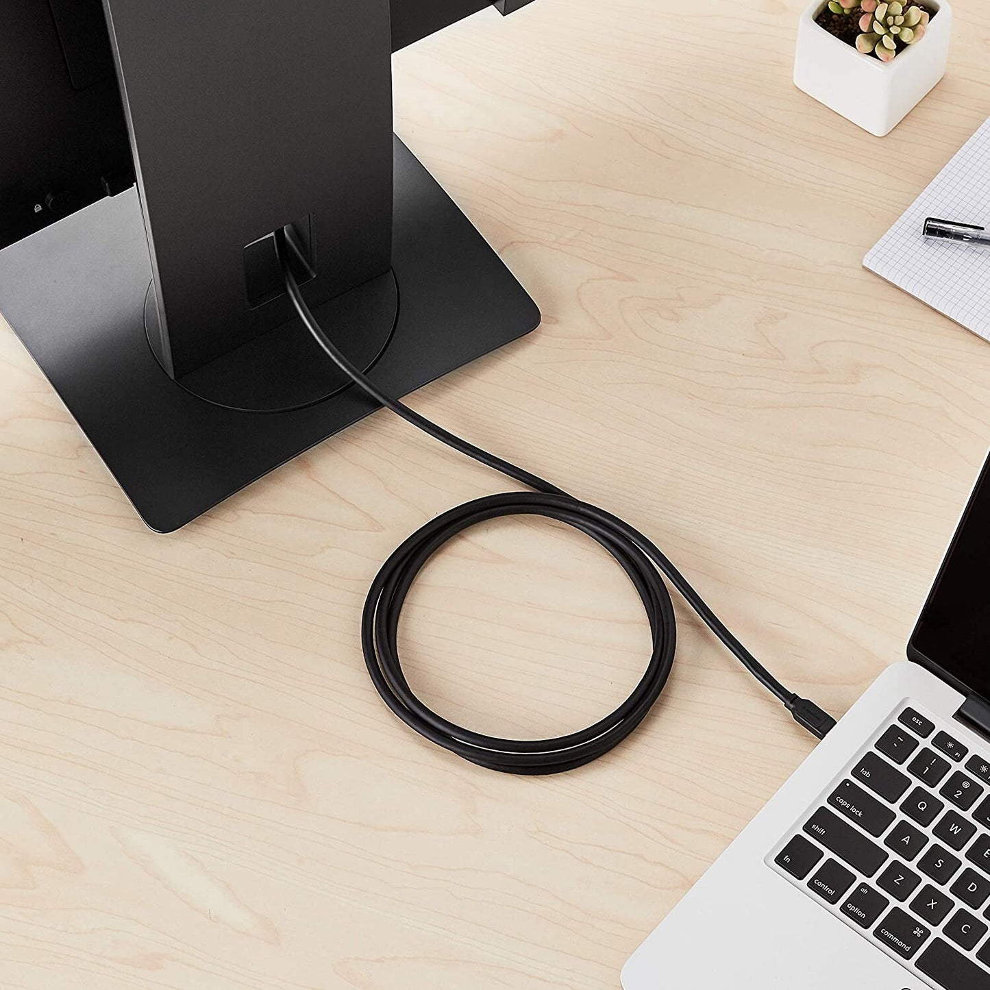 Amazon Basics 4K Mini DisplayPort to DisplayPort Cable 10 Feet