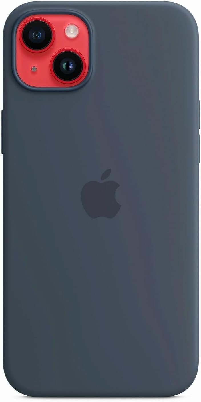 Apple iPhone 14 Plus Silicone MagSafe Storm Blue