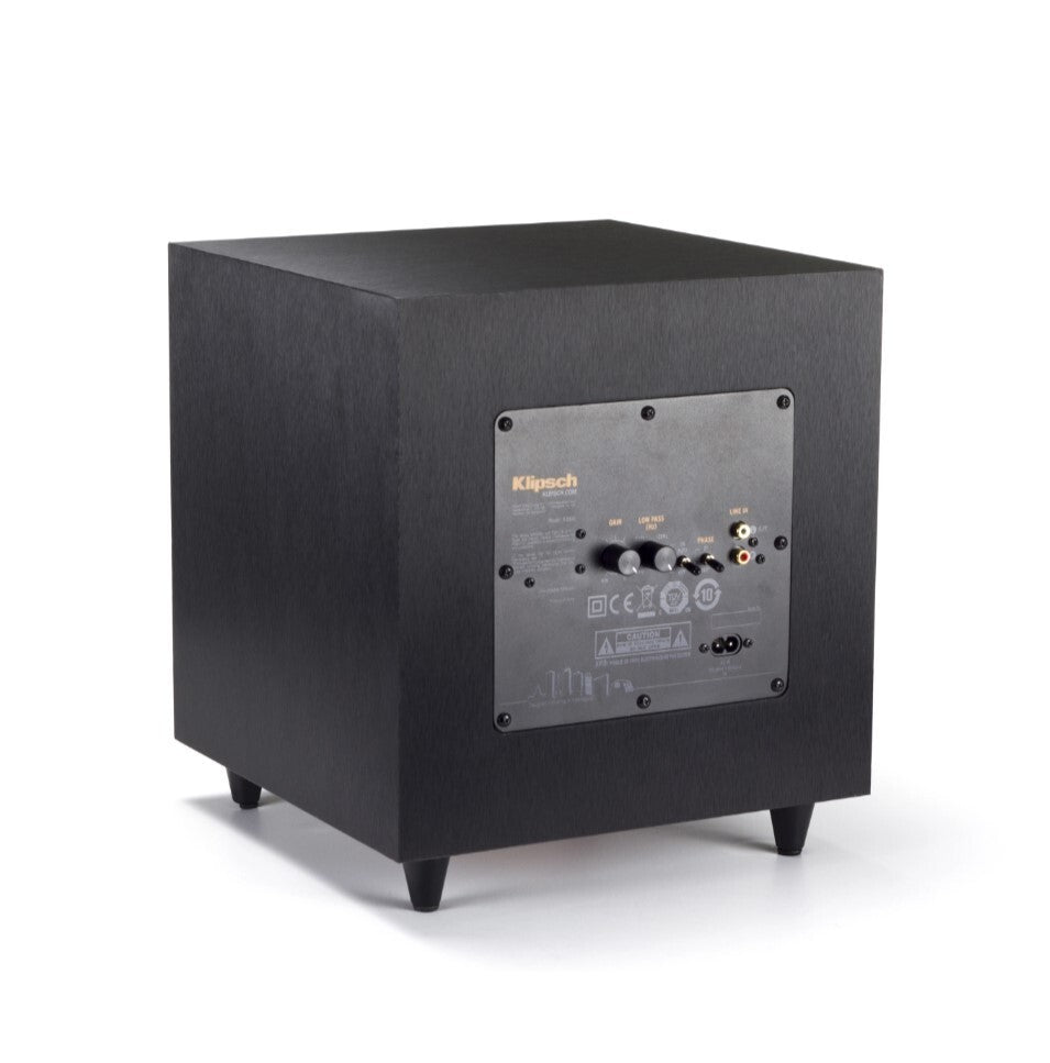 Klipsch R‑8SW 8″ Wireless Subwoofer Black Genuine Klipsch 150W RMS