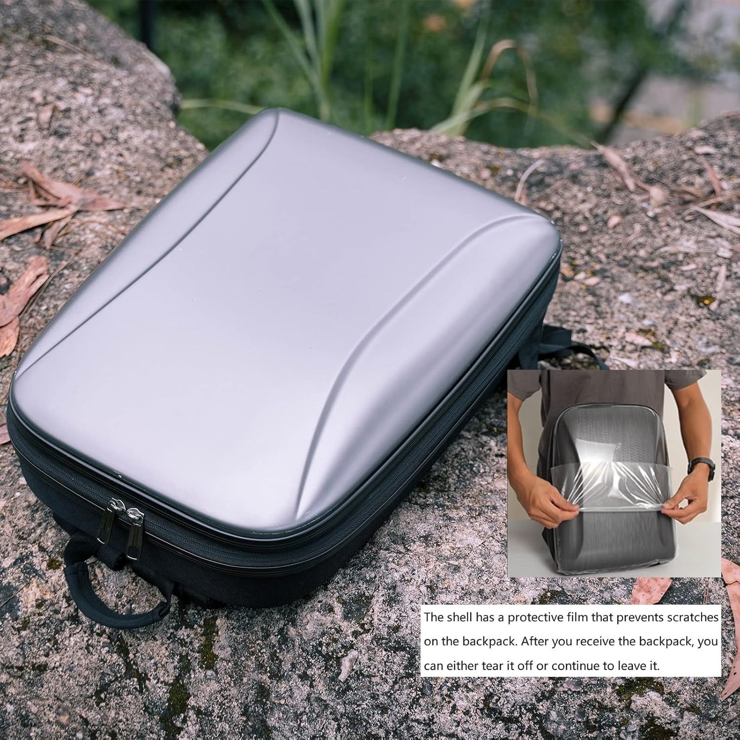 Waterproof Hard Carrying Case Backpack for DJI Air 3/3S Fly More Combo & RC