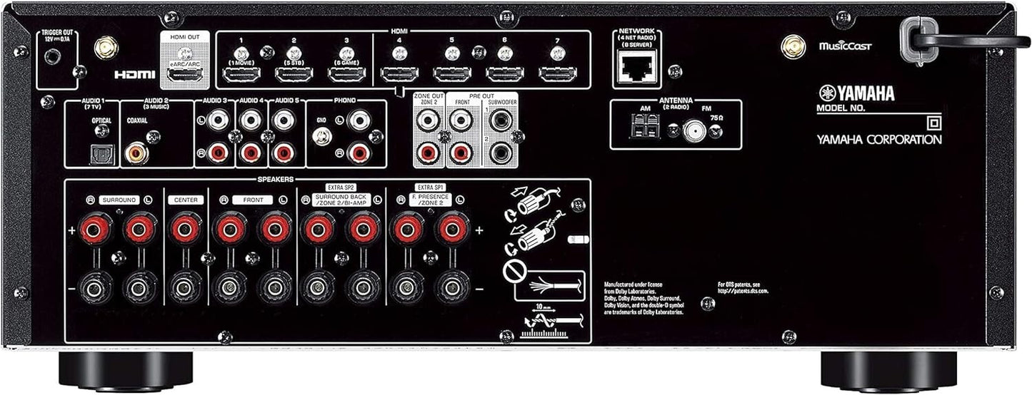 TSR-700 HDMI Yamaha 71 Channel AV Receiver 8K MusicCast
