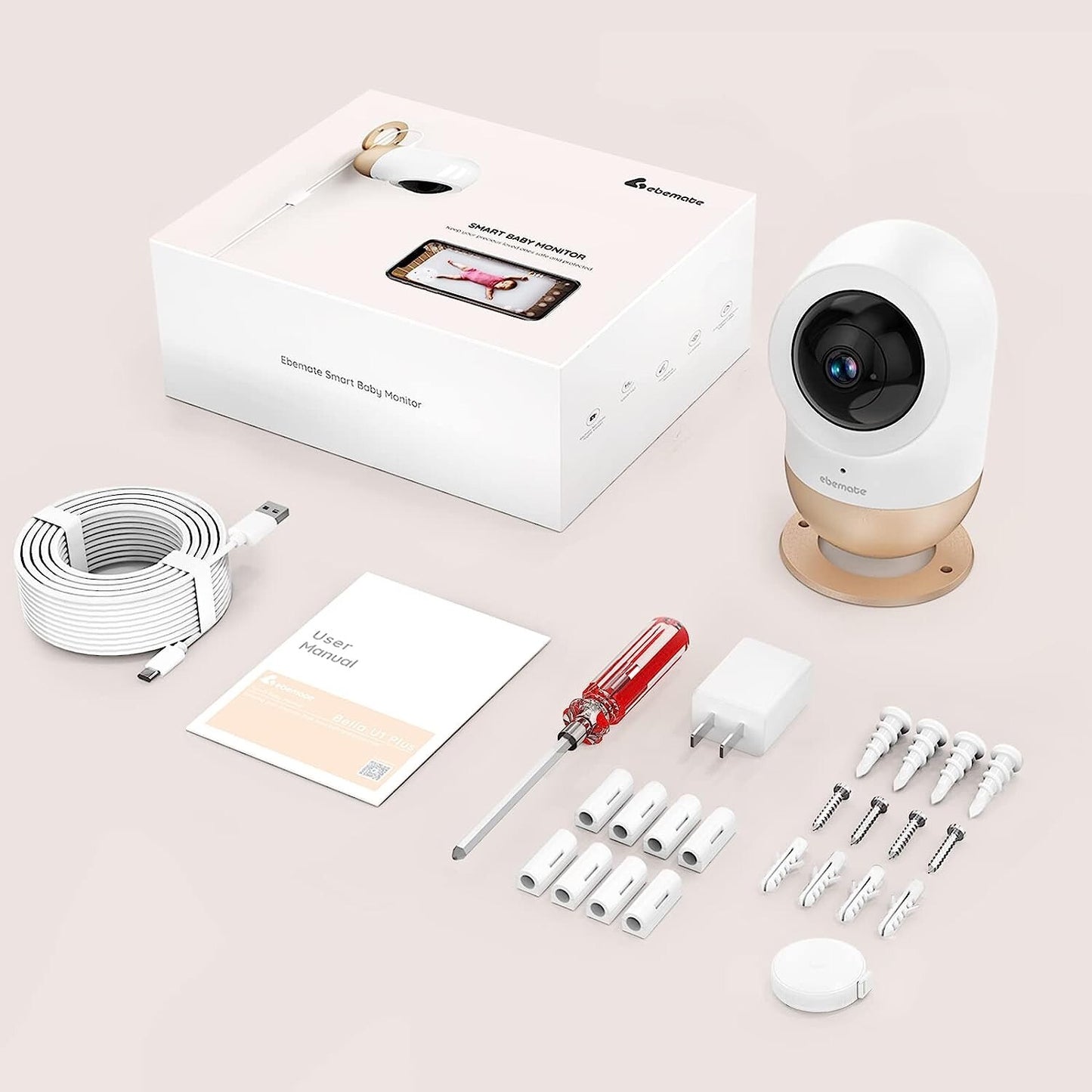 1080P Smart Baby Monitor Camera Artificial Intelligence Video Monitor HD Video