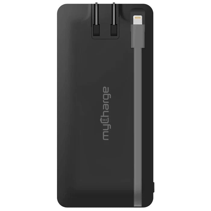 Home Go 8000mAh Rechargeable Power Bank w BuildIn Charging Cord iPhone