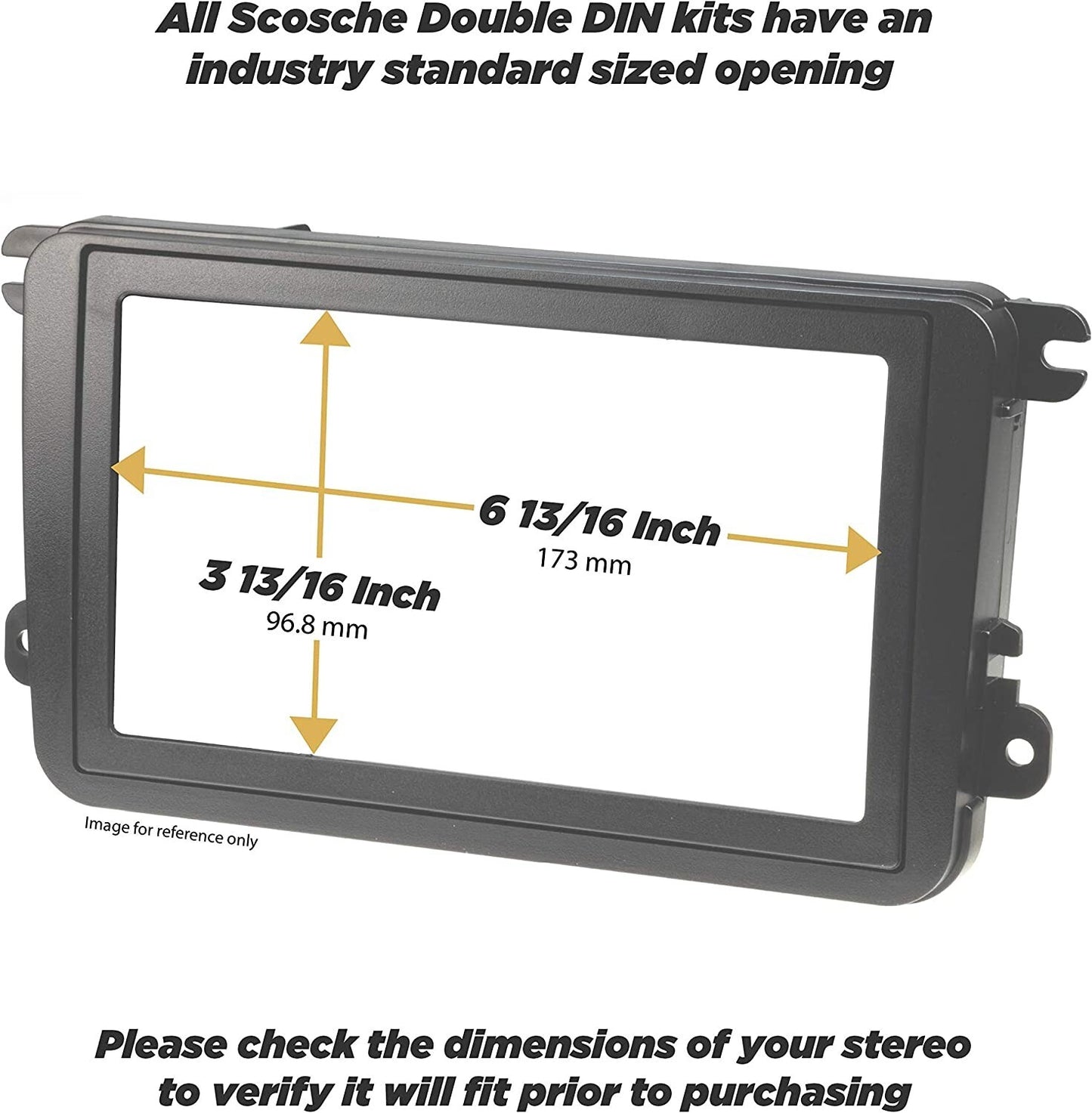 GM5211B 2014-18 Scosche Compatible Chevrolet Silverado Sierra Doubl