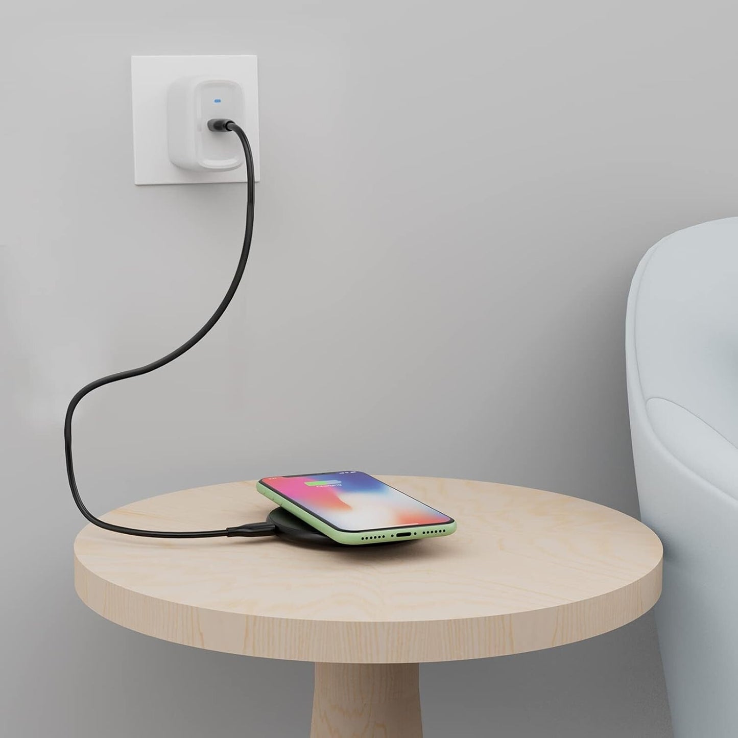 Samsung 15W AmazonBasics Qi Certified Wireless Charging Pad iPhone 14131211X