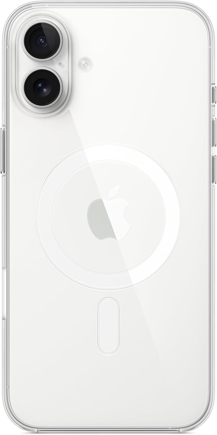 iPhone 16 Plus Clear MagSafe Case– Apple Official, Glossy Finish, Camera Control