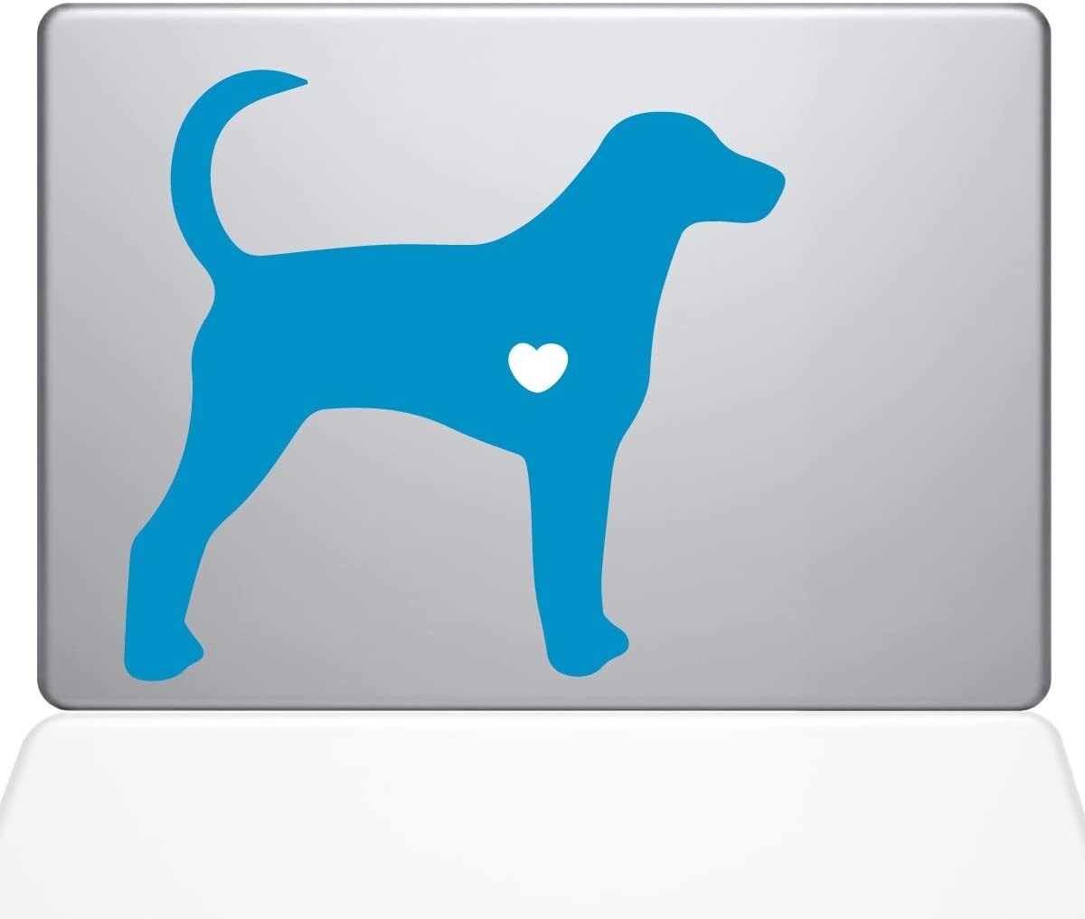 Decal Guru I Love My Foxhound MacBook Decal Vinyl Sticker 15 MacBook Pro