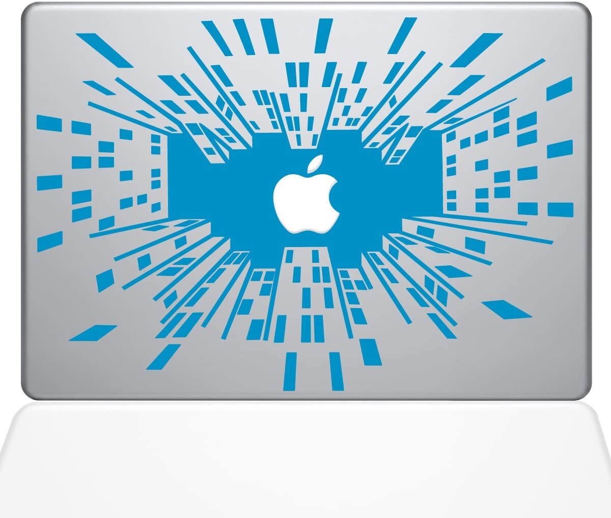 Decal Guru Looking Up in Big City Decal Vinyl Sticker 13 MacBook Pro