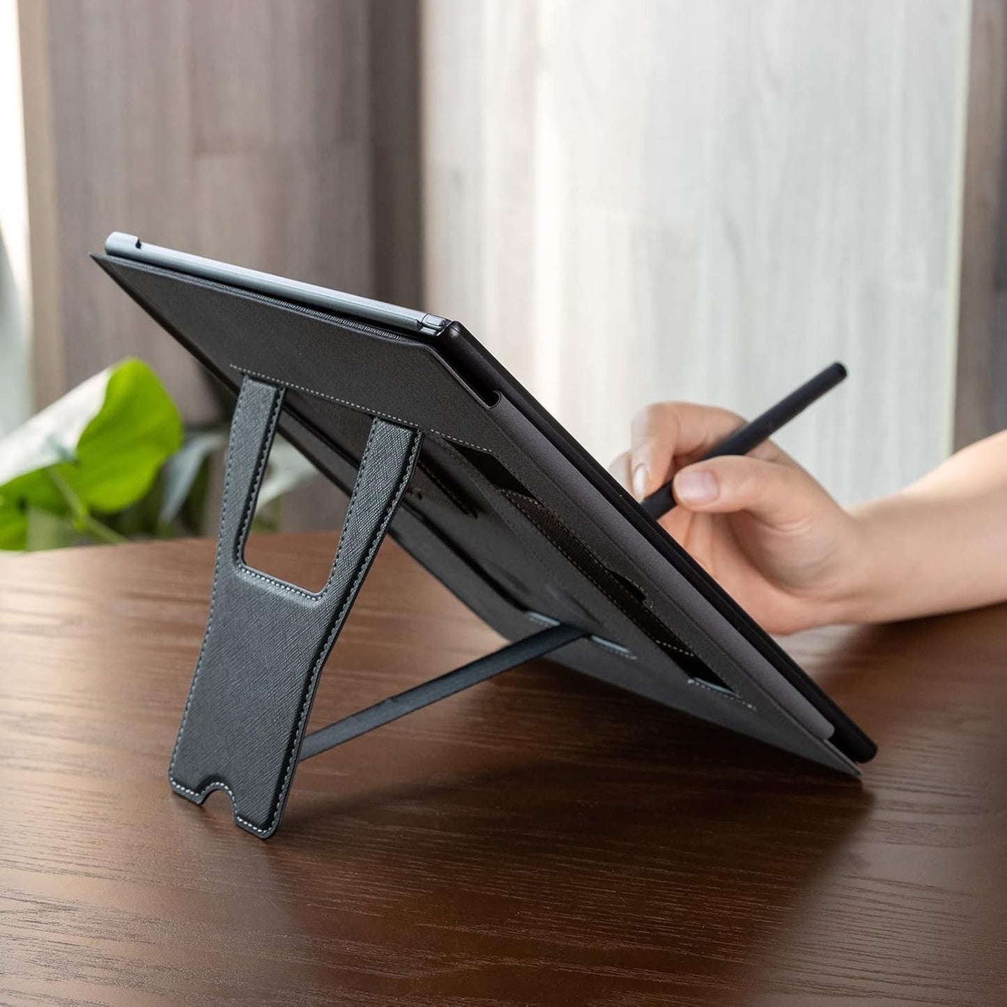 ReMarkable 2 Tablet Case – Lightweight Stand Cover with Pen Holder, 10.3", Black