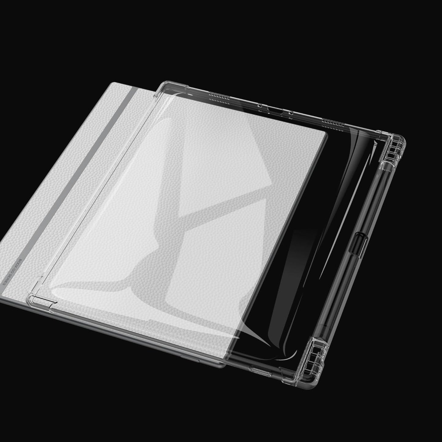 Clear TPU Case for Onyx Boox Go 10.3" 2024 Tablet Slim Lightweight w/ Pen Holder