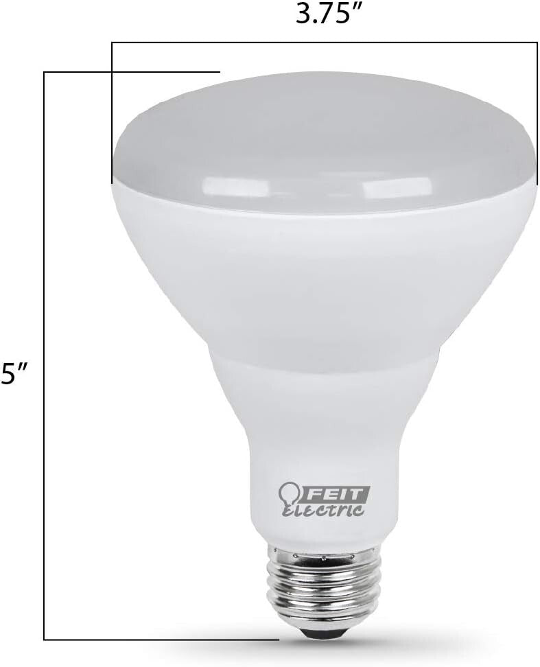 NEW BR30 Feit Electric ConservEnergy Flood Light Bulbs 2 Piece 65 Watts