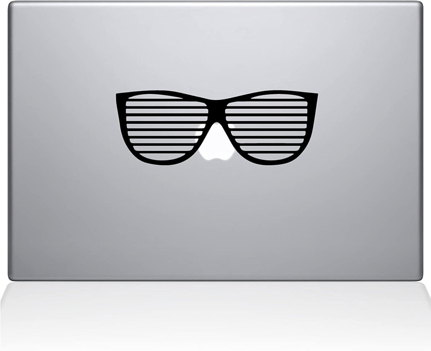 1905-MAC-13P-BLA Decal Guru Party Glasses Decal Vinyl Sticker Black 13