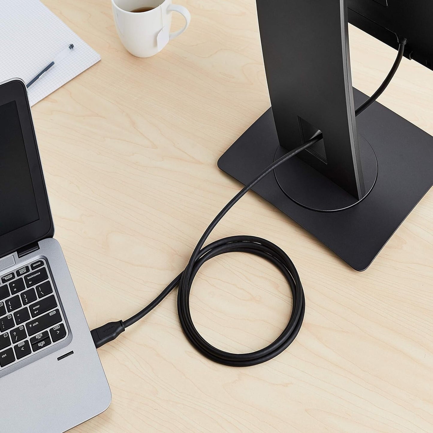 Amazon Basics DisplayPort 14 Cable 324Gbps HighSpeed 8K60Hz 4K120Hz
