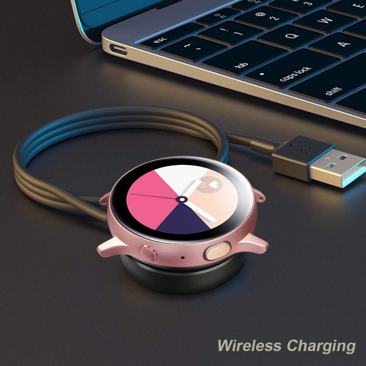 Wireless Charging Cable Dock Stand Galaxy Watch 66 Classic 55 Pro44