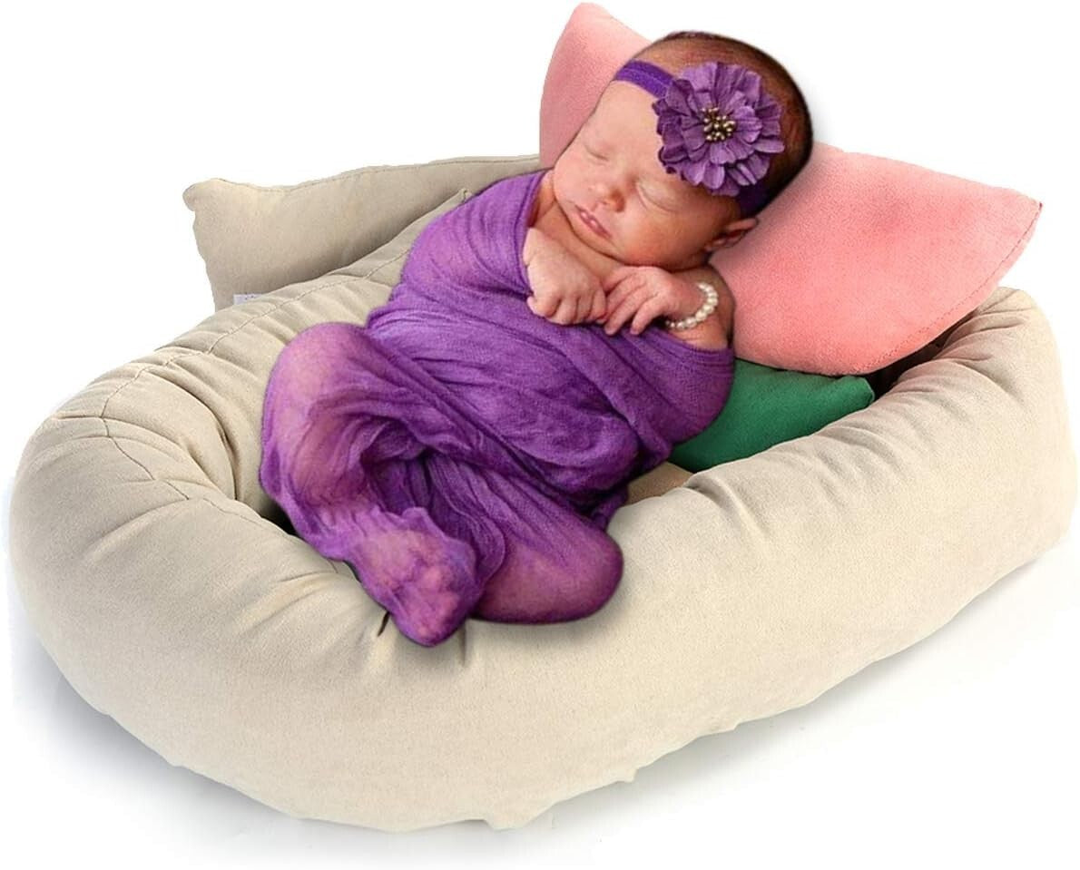 DIY Oenbopo Newborn Photography Props Bundle Baby Photography Basket Pictures