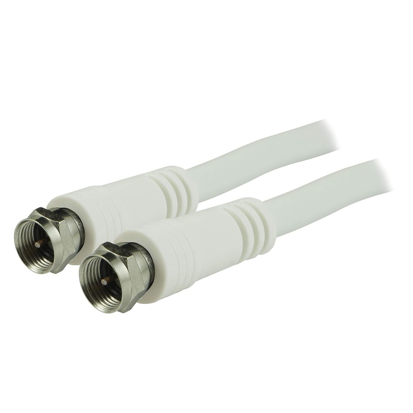 RG6 GE Coaxial Cable 15 Ft FType Connectors Double Shielded Coax Input o