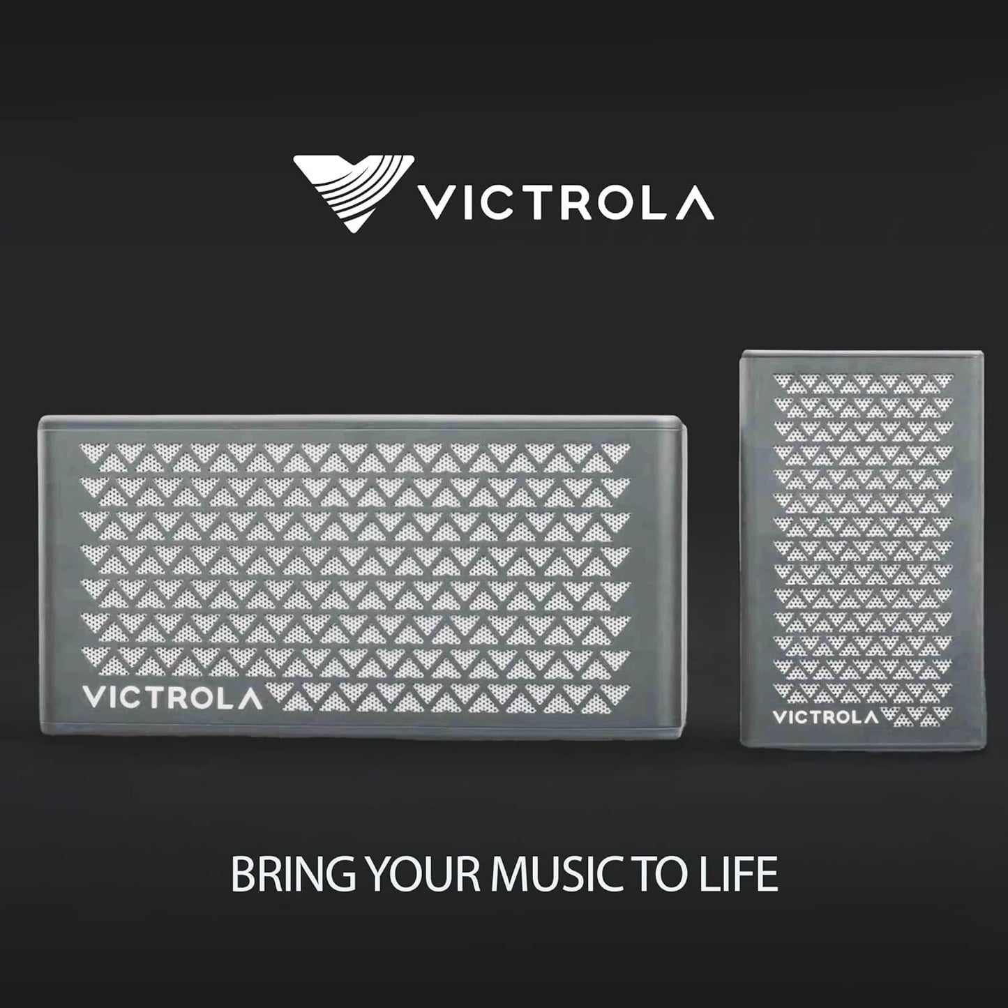 Victrola Music Edition 1 Portable Bluetooth Speaker Silver