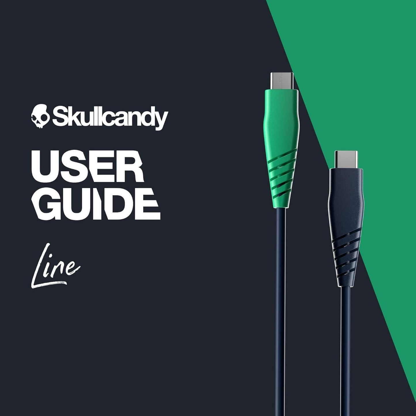 Skullcandy 60W USB-C Cable 4ft Fast Charging for iPad MacBook Samsung Blue