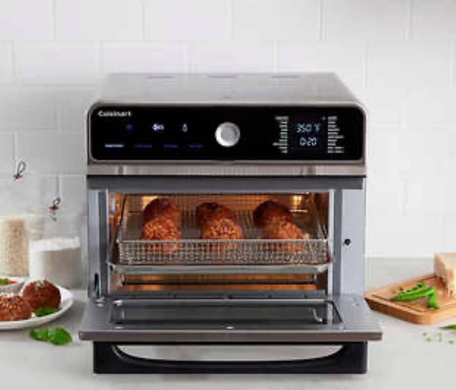 CTOA-130PC3 Cuisinart Digital Airfryer Toaster Oven06 cuft silver