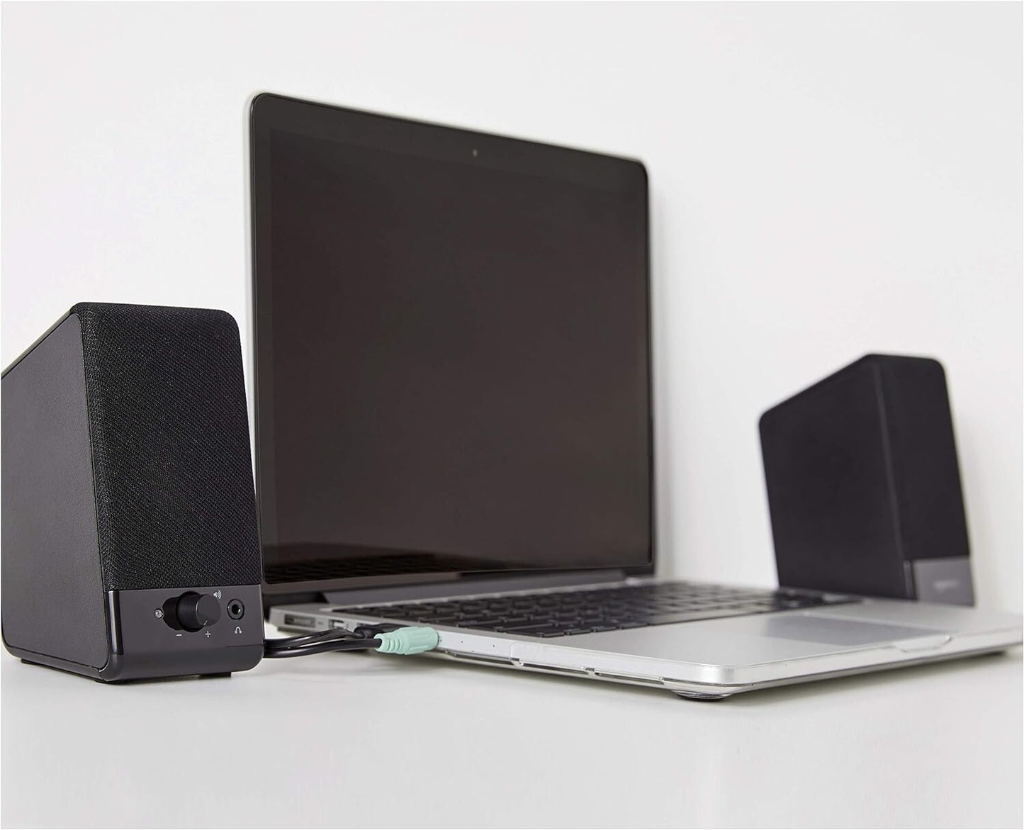 Amazon Basics Computer Speakers for Desktop / Laptop PC USB-Powered Black 2.1