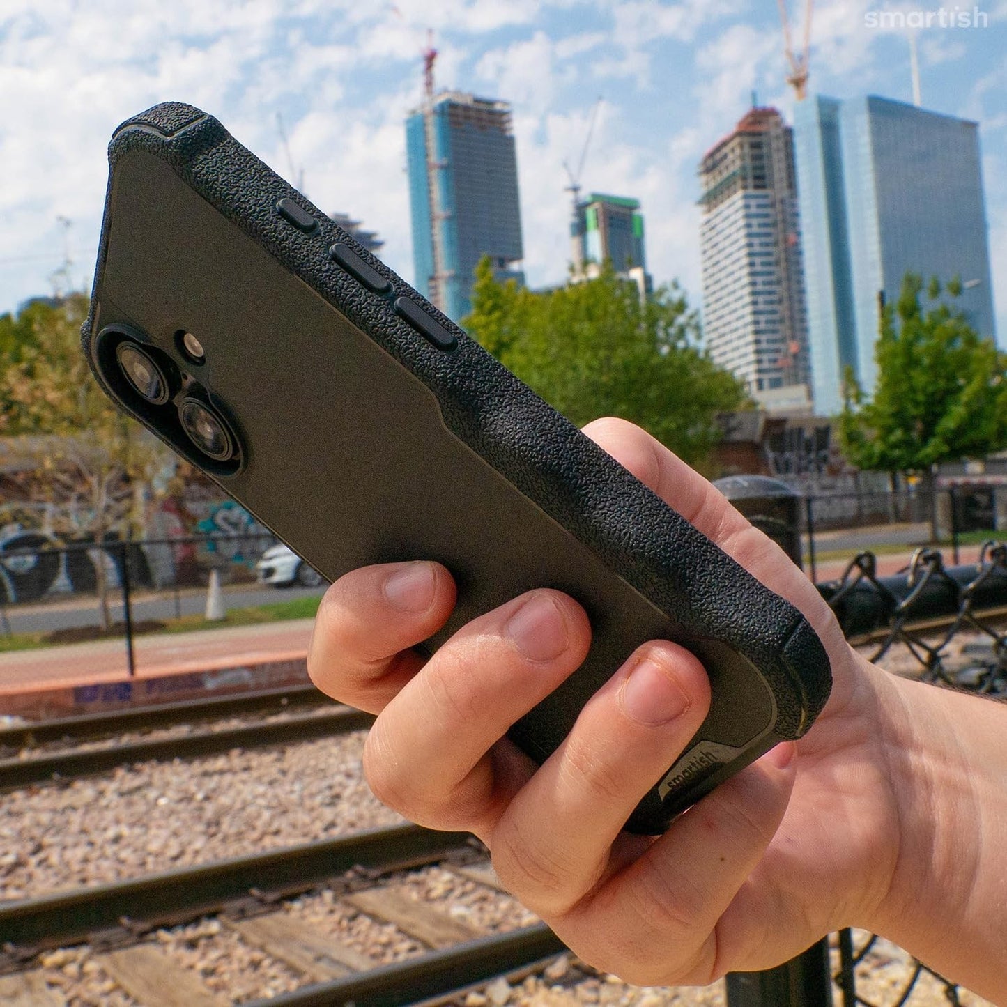 Smartish® iPhone 16 Pro Protective Magnetic Case - Gripzilla Compatible with Mag