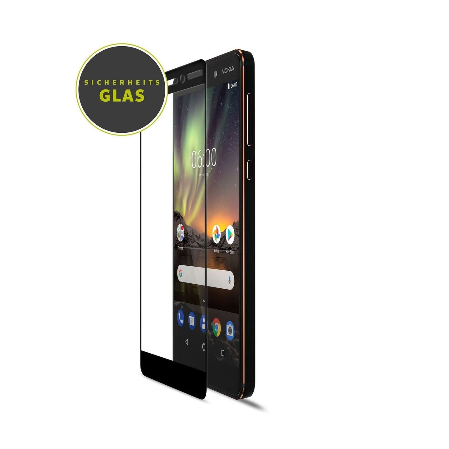 2018 Artwizz CurvedDisplay Full Screen Protector Nokia 6
