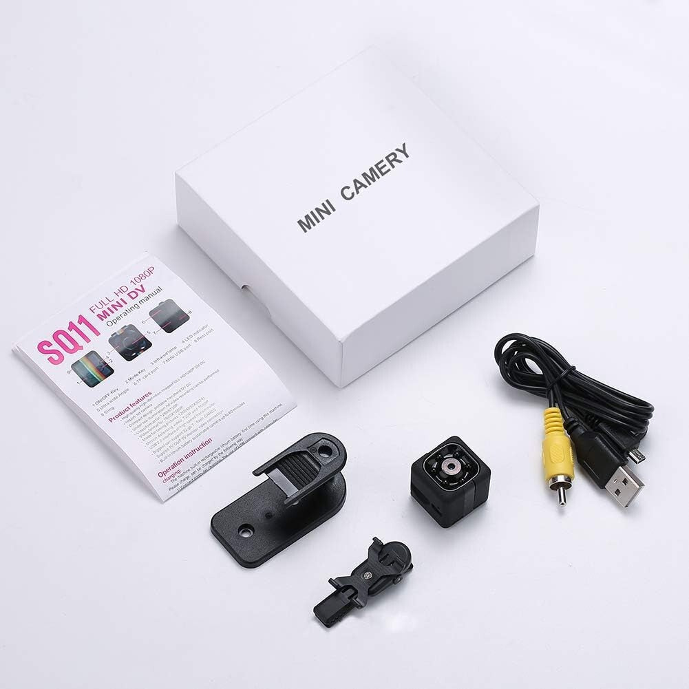 LKSUMPT 1080P Cam Mini Device w Audio Video Night VisionMotion Detective