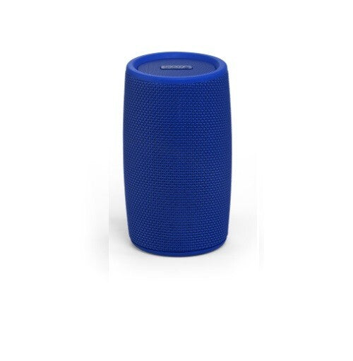 BLUE iHome iBT77 Splashproof Fabric Bluetooth Speaker Voice Controls