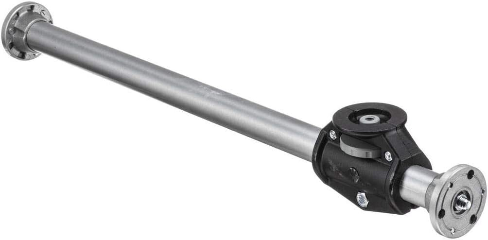 131D Manfrotto Side Arm Tripods w 2 heads on 90 Degree Silver 244 x 41