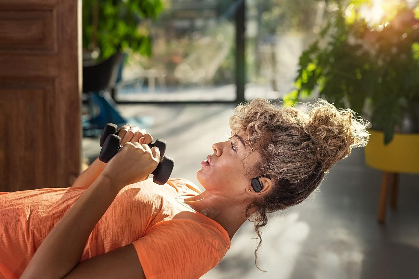 A7306 TAA7306BK Philips Go True Wireless Sports Headphones w Ear Hooks