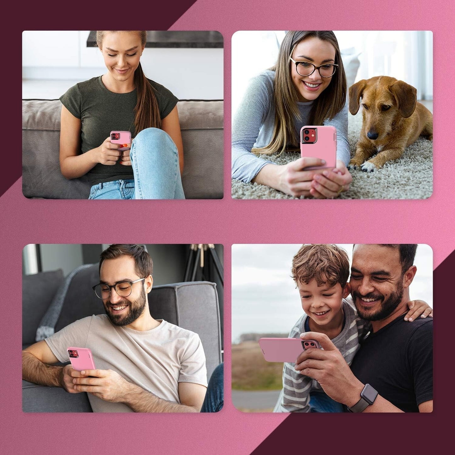 ORIbox iPhone 11 Pro Max Pink 10 FT Military Grade Drop Protection
