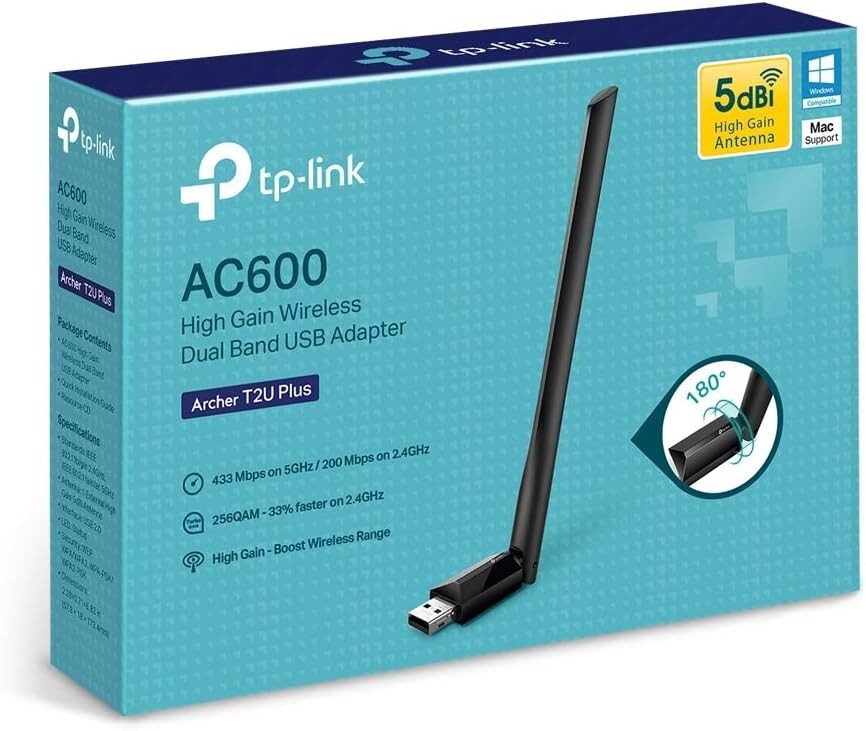 TP-Link AC600 USB WiFi Adapter PC Archer Plus Wireless Net Adapter