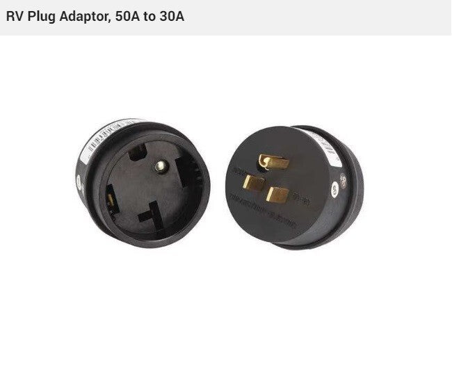 50A 30A RV Plug Adaptor to