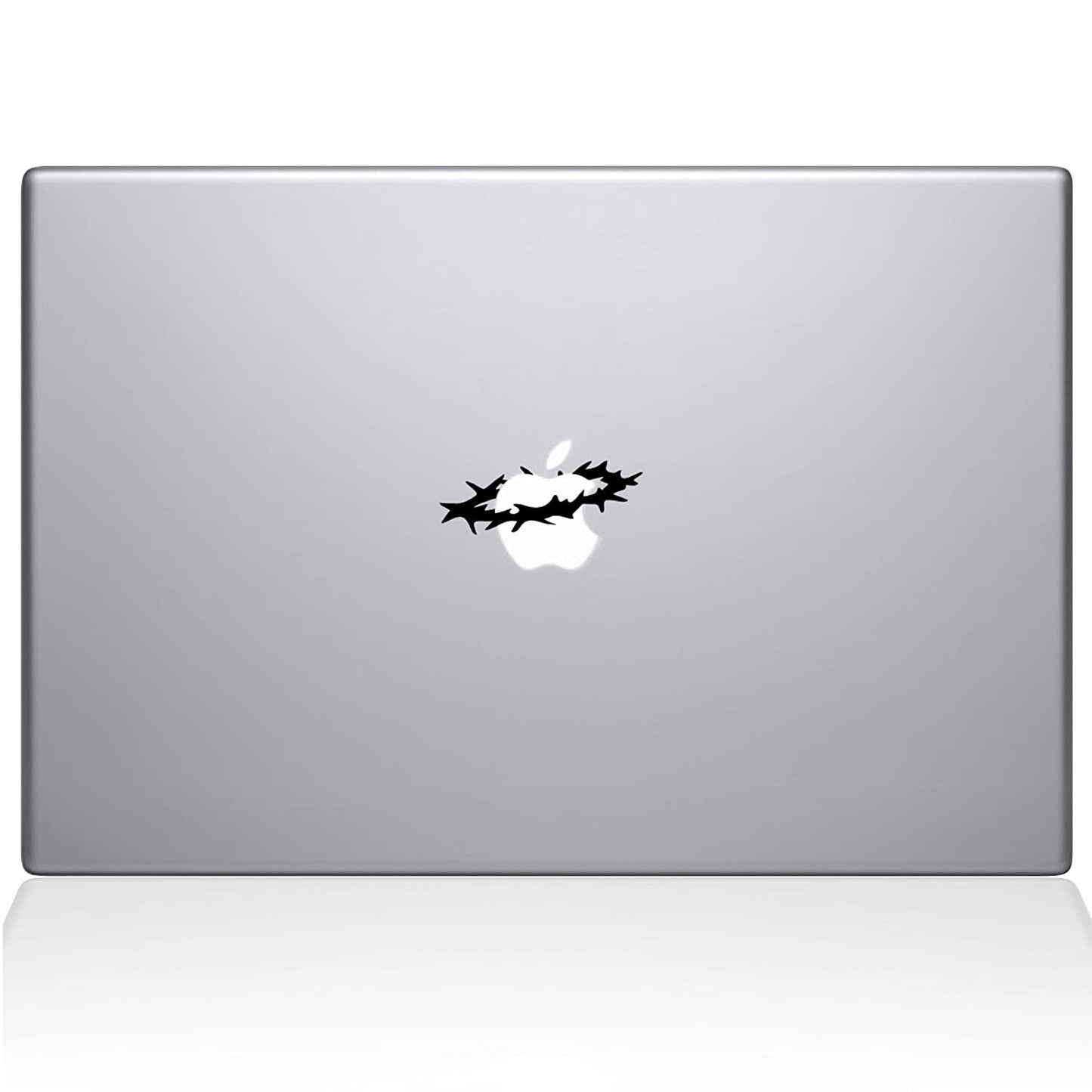 Decal Guru Crown of Thorns Decal Vinyl Sticker 15 MacBook 0187-MAC-15X-BLA