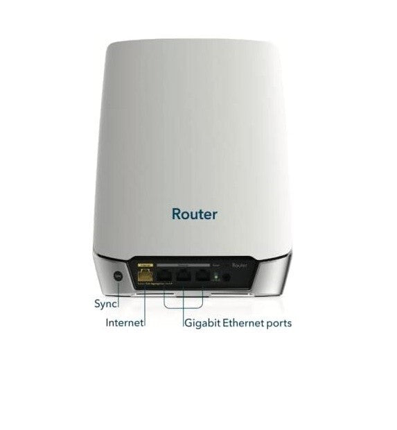 RBR750 AX4200 Orbi Whole Home TriBand Mesh WiFi 6 System White Router Only