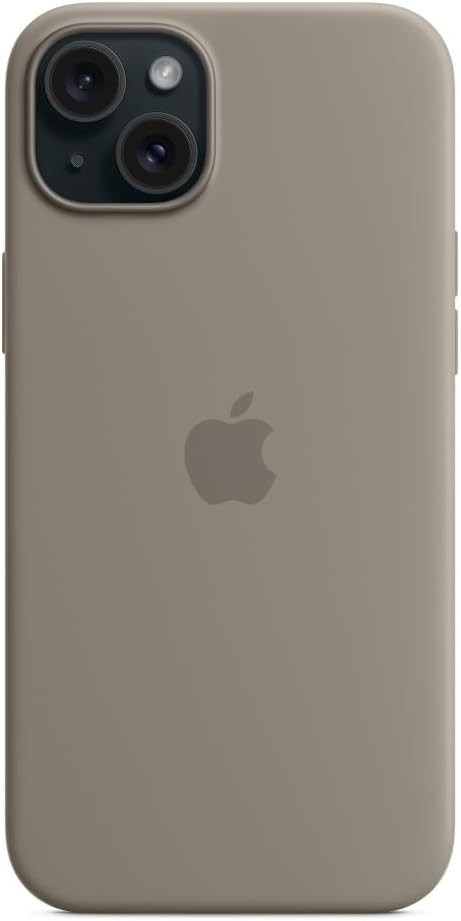 Apple Silicone Case with MagSafe for iPhone 15 Plus - Clay