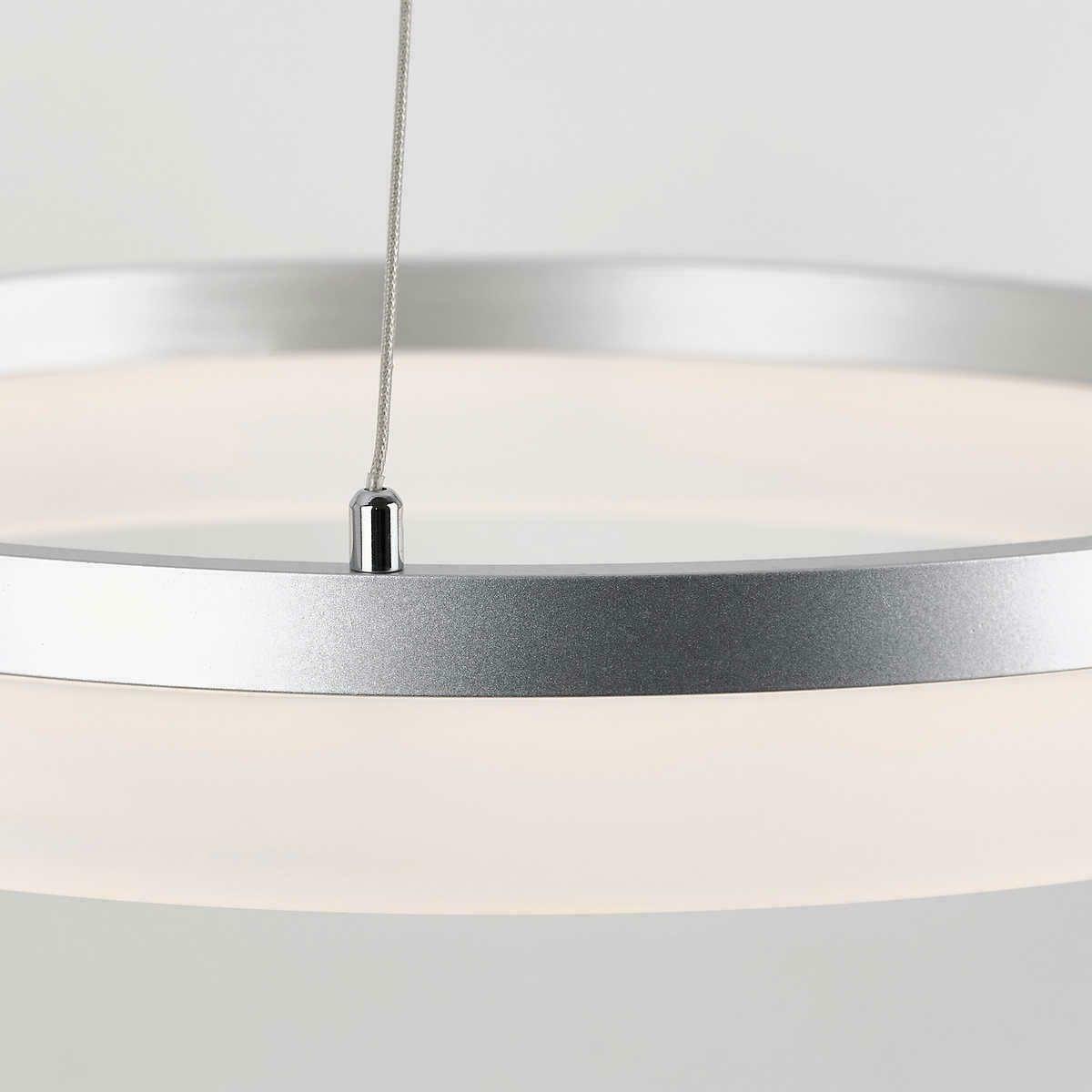 LED 20 Optical Artika Ring Pendant Circular Adjustable Height Dimmable Fixture